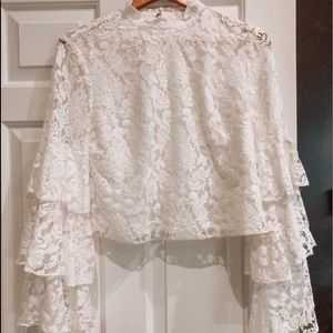 White Lace XS shirt